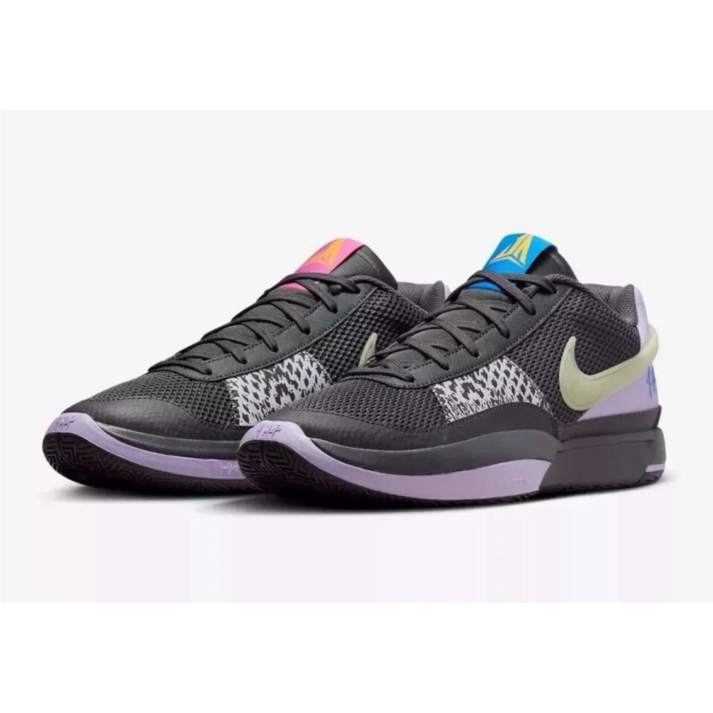 Nike Ja 1 FQ4796-001 Sneakers Men's Sizes Iron Grey Lilac Bloom Basketball Shoes
